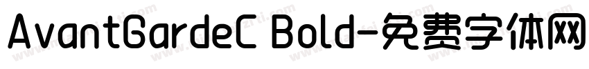 AvantGardeC Bold字体转换